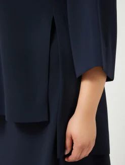 Clearance Marina Rinaldi Triacetate cady tunic MIDNIGHTBLUE