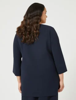 Clearance Marina Rinaldi Triacetate cady tunic MIDNIGHTBLUE