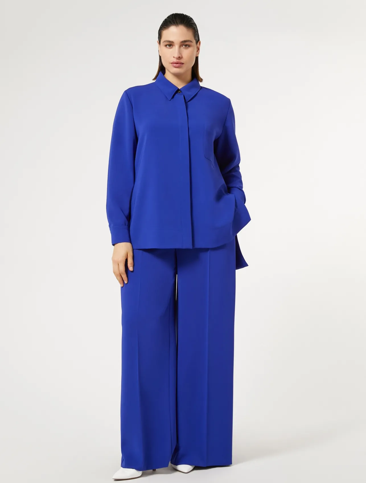 Sale Marina Rinaldi Triacetate cady tunic BLUEPURPLE