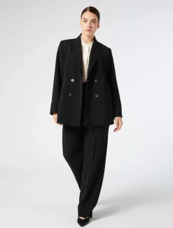Clearance Marina Rinaldi Triacetate cigarette trousers BLACK