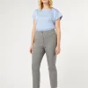 New Marina Rinaldi Trousers in viscose blend twill MEDIUMGREY