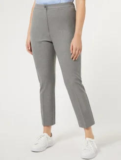 New Marina Rinaldi Trousers in viscose blend twill MEDIUMGREY