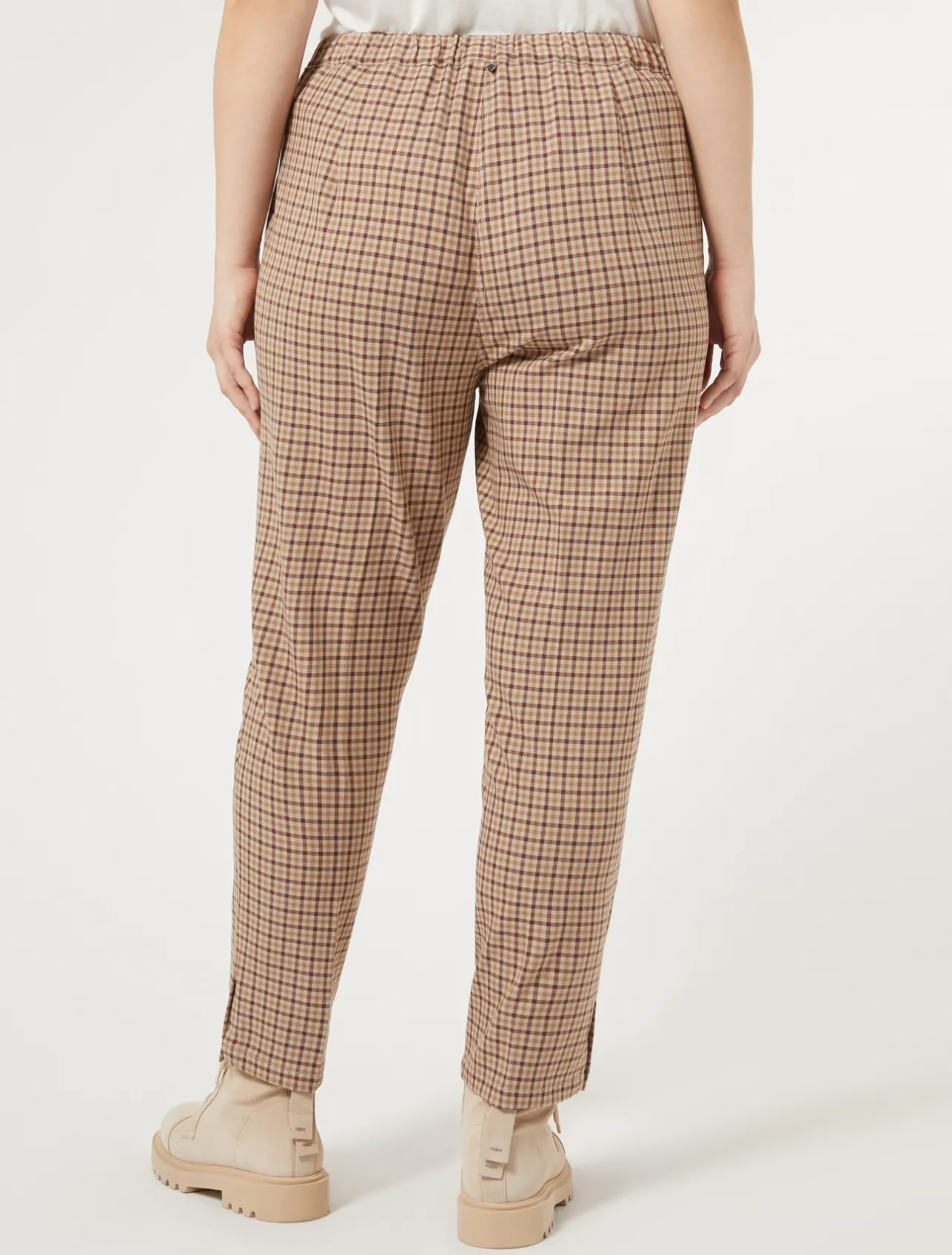 Hot Marina Rinaldi Trousers in viscose blend twill PINK