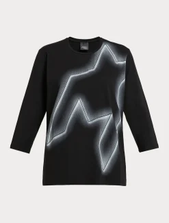 Hot Marina Rinaldi T-shirt in stretch cotton jersey BLACK