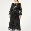New Marina Rinaldi Tulle dress with sequins BLACK