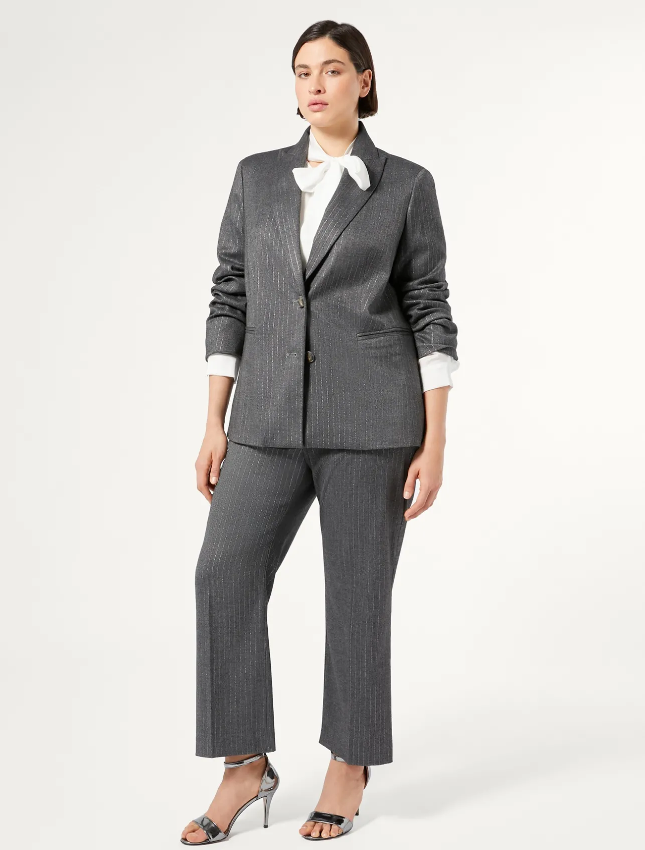 Outlet Marina Rinaldi Twill blazer MEDIUMGREY