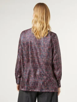 Clearance Marina Rinaldi Twill shirt MIDNIGHTBLUE