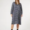 Sale Marina Rinaldi Twill shirt dress ULTRAMARINE