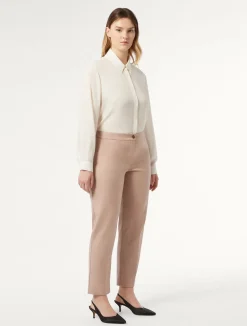 Clearance Marina Rinaldi Twill trousers MAUVE