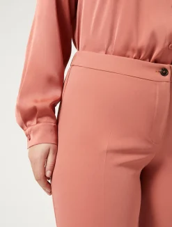 Best Marina Rinaldi Twill trousers TERRACOTTA