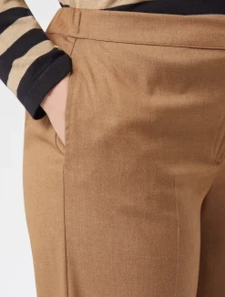 New Marina Rinaldi Twill trousers HAZELNUTBROWN