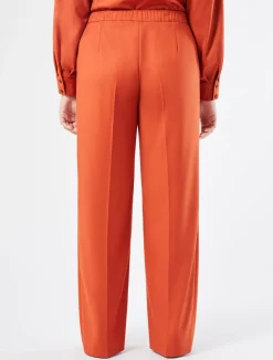 Sale Marina Rinaldi Twill trousers RUST