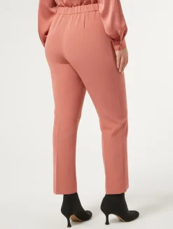 Best Marina Rinaldi Twill trousers TERRACOTTA