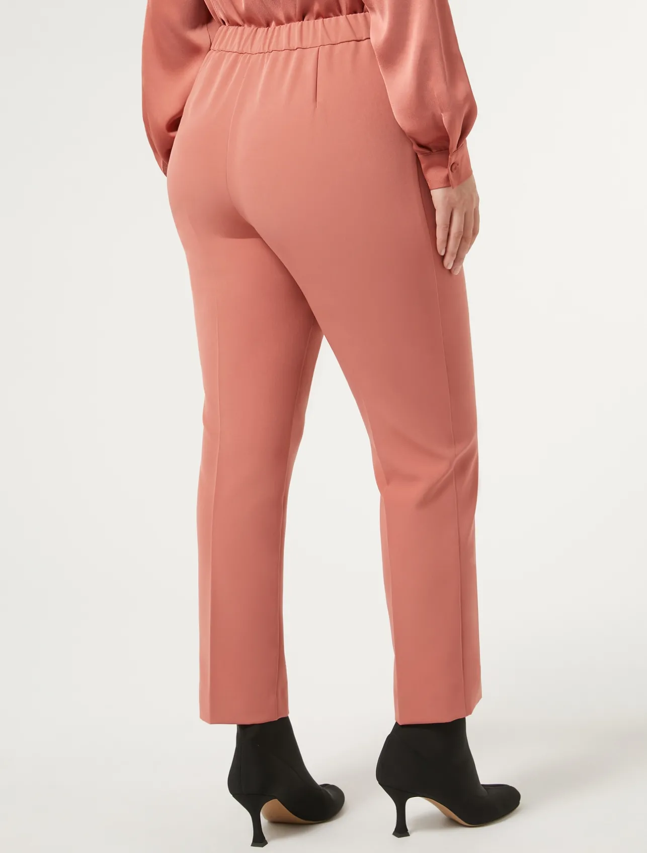 Best Marina Rinaldi Twill trousers TERRACOTTA