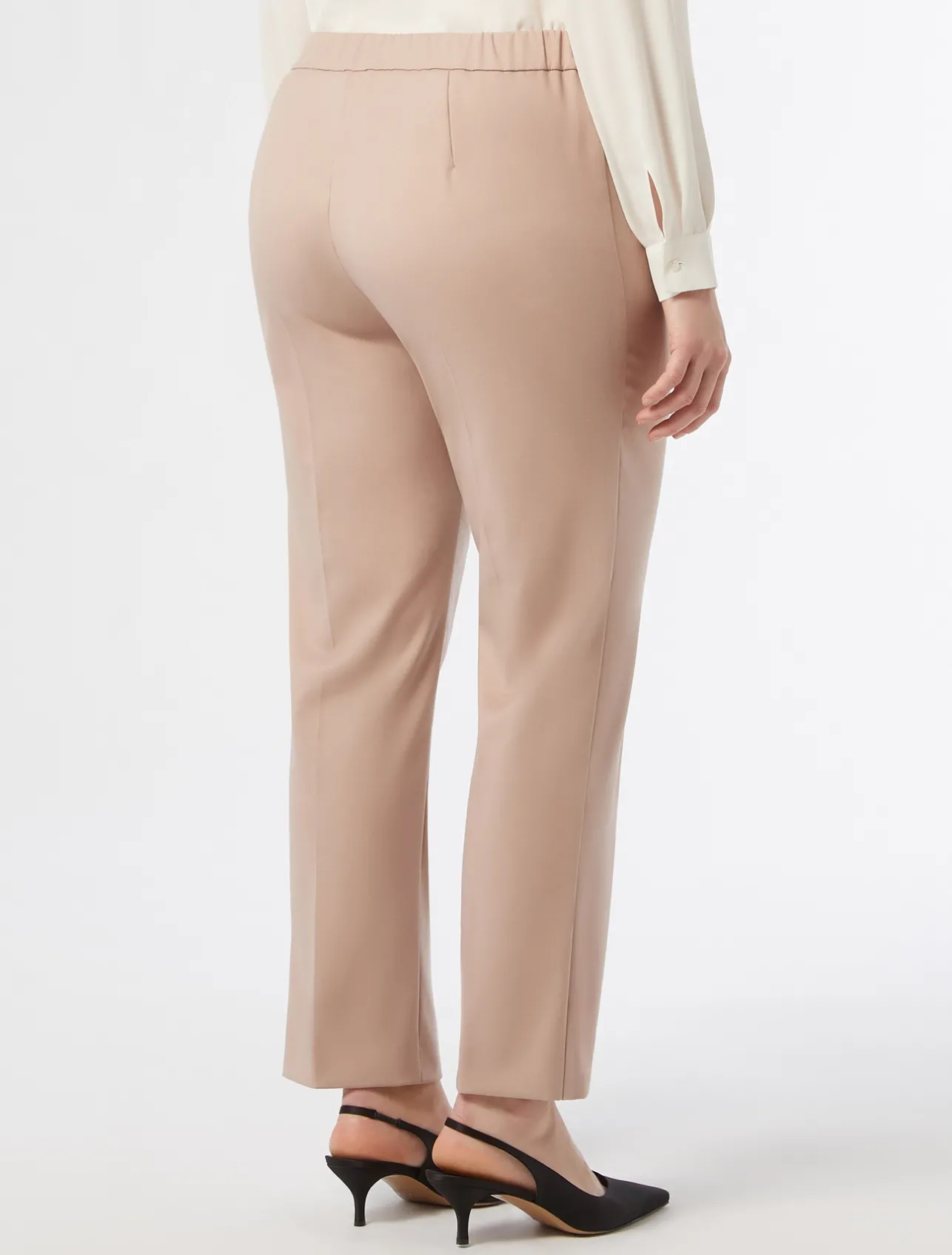 Clearance Marina Rinaldi Twill trousers MAUVE