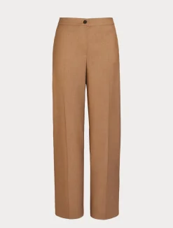 New Marina Rinaldi Twill trousers HAZELNUTBROWN