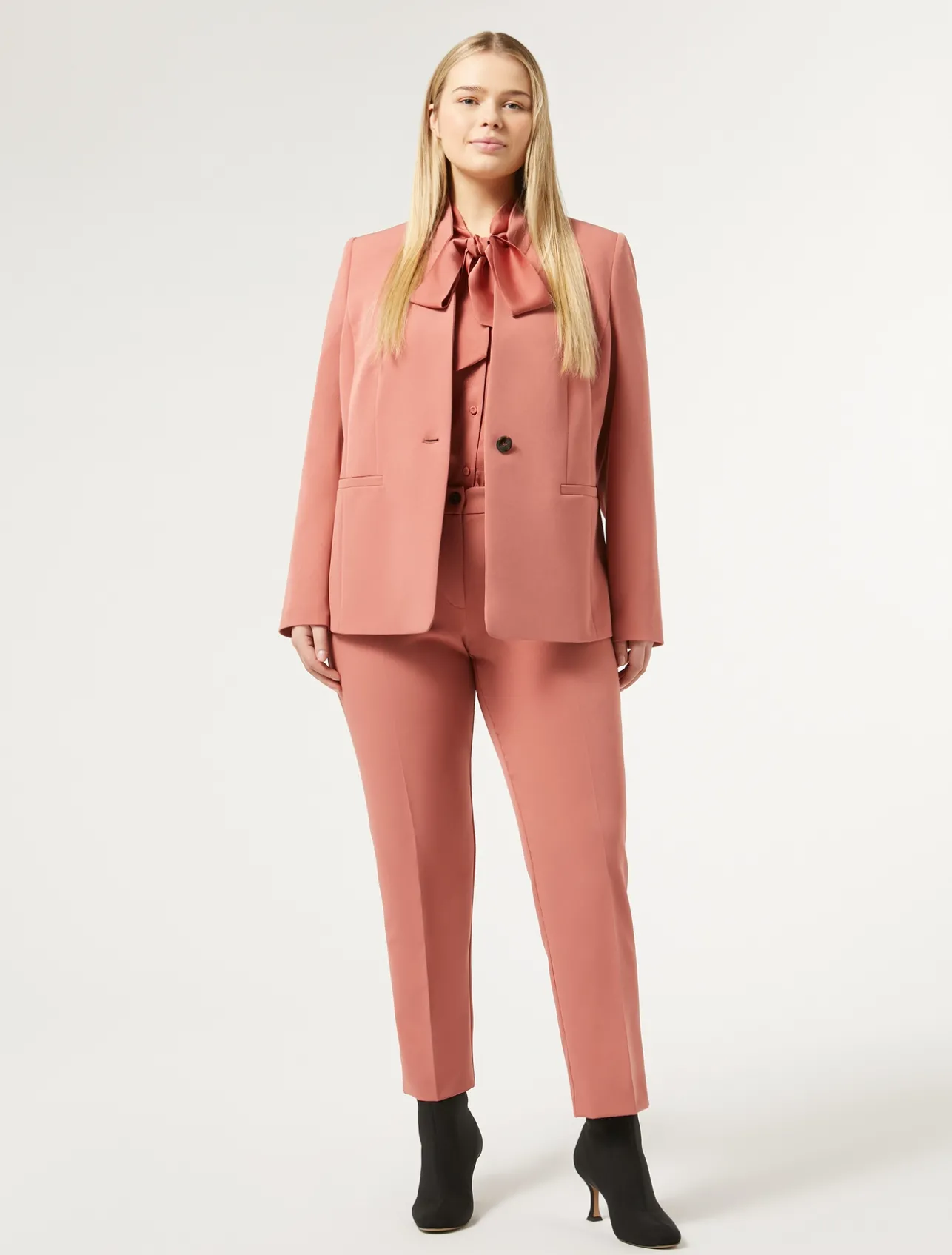 Best Marina Rinaldi Twill trousers TERRACOTTA