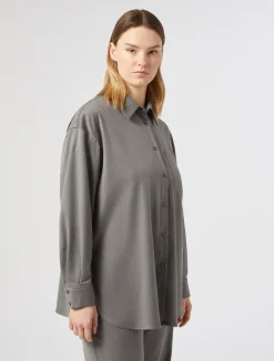 Best Marina Rinaldi Twill tunic MEDIUMGREY