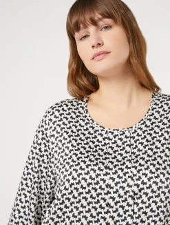 Clearance Marina Rinaldi Twill tunic WHITE