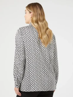 Sale Marina Rinaldi Twill tunic WHITE