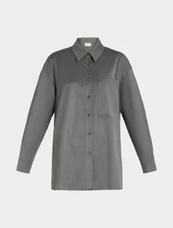Best Marina Rinaldi Twill tunic MEDIUMGREY