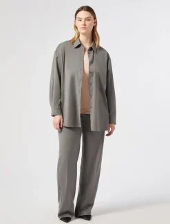 Best Marina Rinaldi Twill tunic MEDIUMGREY