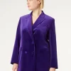 Clearance Marina Rinaldi Velvet blazer PURPLE