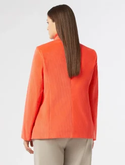 Sale Marina Rinaldi Velvet blazer CORAL