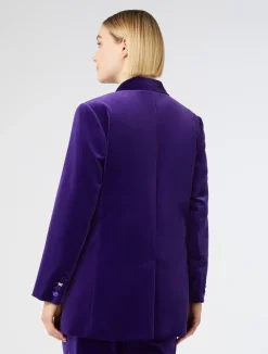 Clearance Marina Rinaldi Velvet blazer PURPLE