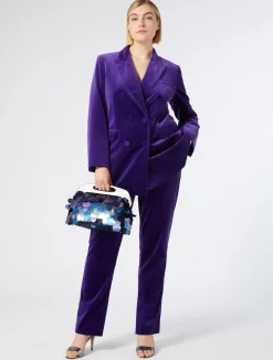 Clearance Marina Rinaldi Velvet blazer PURPLE