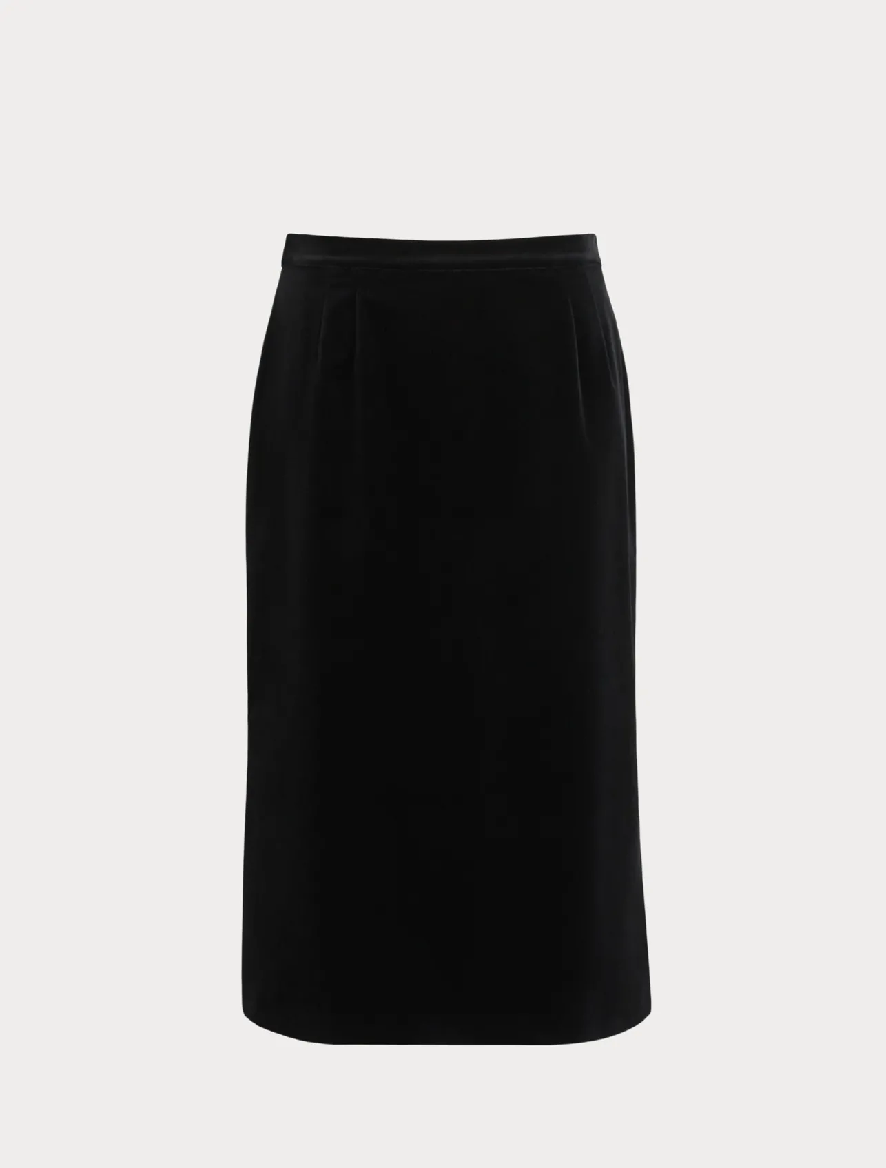 Online Marina Rinaldi Velvet skirt BLACK