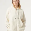 Outlet Marina Rinaldi Velvet sweatshirt IVORY