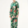 Fashion Marina Rinaldi Velvet trousers GREEN