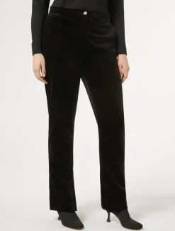 Best Marina Rinaldi Velvet trousers BLACK