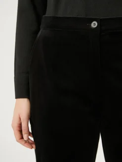 Best Marina Rinaldi Velvet trousers BLACK
