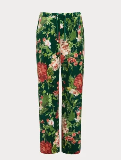 Fashion Marina Rinaldi Velvet trousers GREEN
