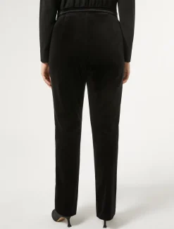 Best Marina Rinaldi Velvet trousers BLACK