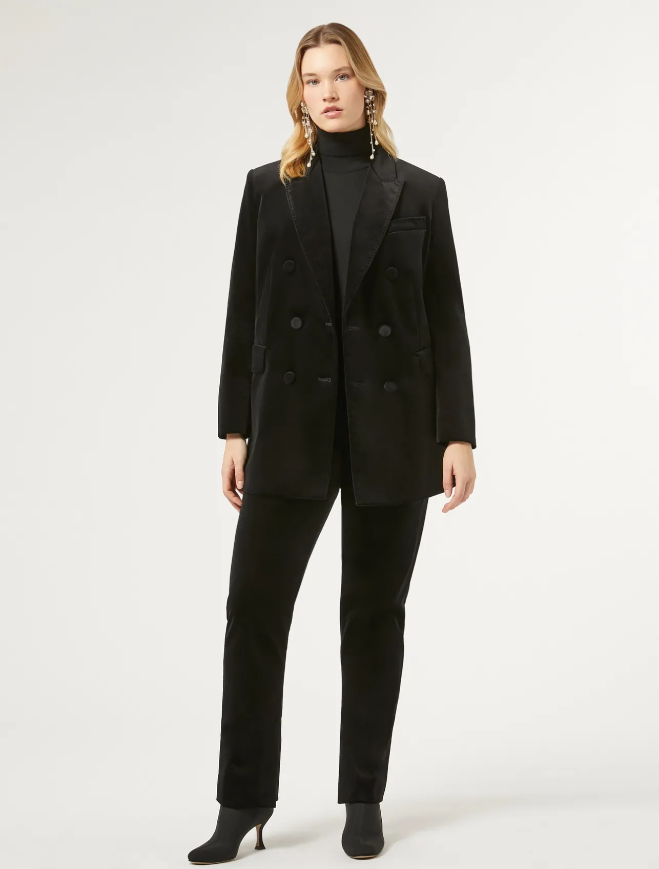 Best Marina Rinaldi Velvet trousers BLACK