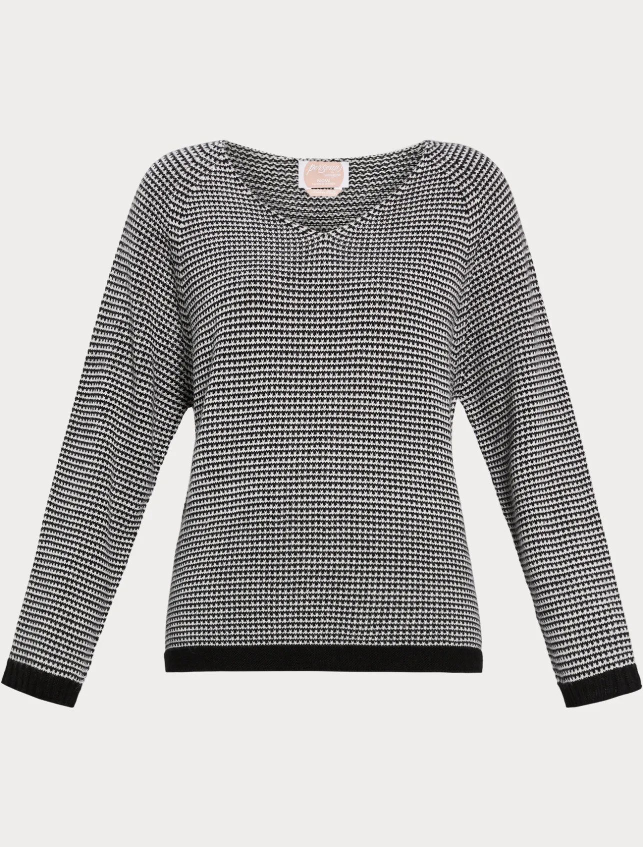 Outlet Marina Rinaldi Viscose blend yarn jumper BLACK