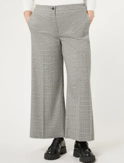 Hot Marina Rinaldi Viscose canvas trousers BLACK