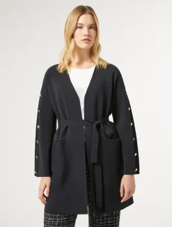 Discount Marina Rinaldi Viscose cardigan MIDNIGHTBLUE