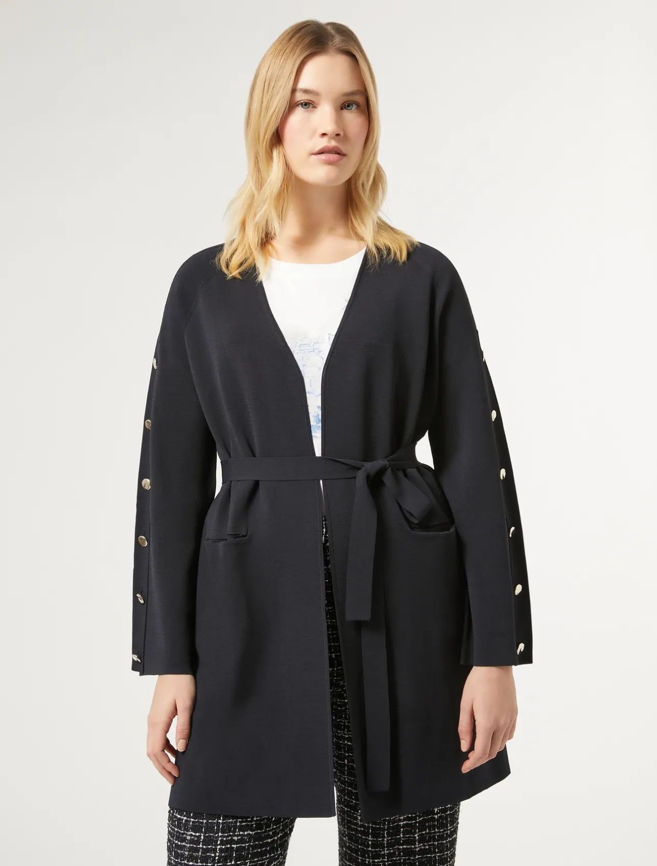 Discount Marina Rinaldi Viscose cardigan MIDNIGHTBLUE