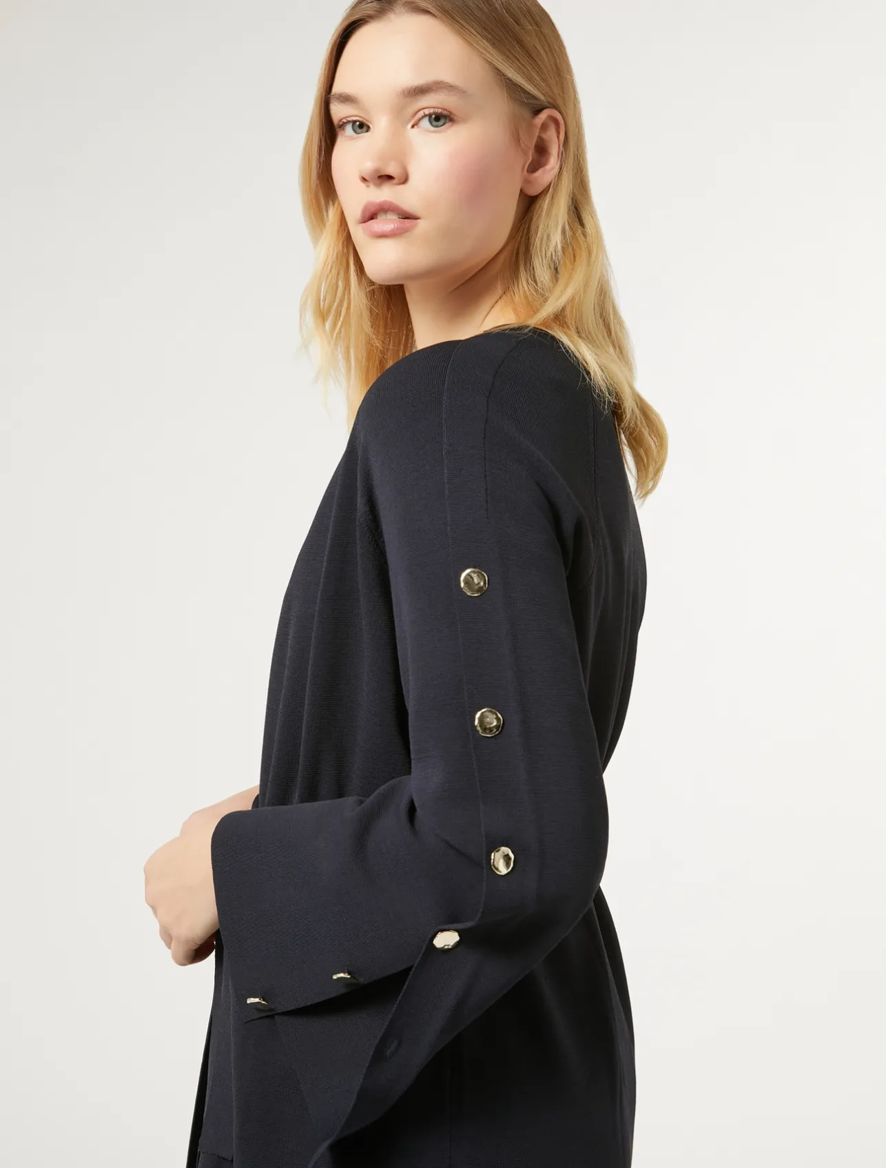 Discount Marina Rinaldi Viscose cardigan MIDNIGHTBLUE
