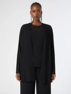 Discount Marina Rinaldi Viscose cardigan and top BLACK