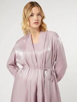 Clearance Marina Rinaldi Viscose duster coat PINK
