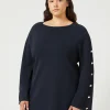 Clearance Marina Rinaldi Viscose jumper MIDNIGHTBLUE