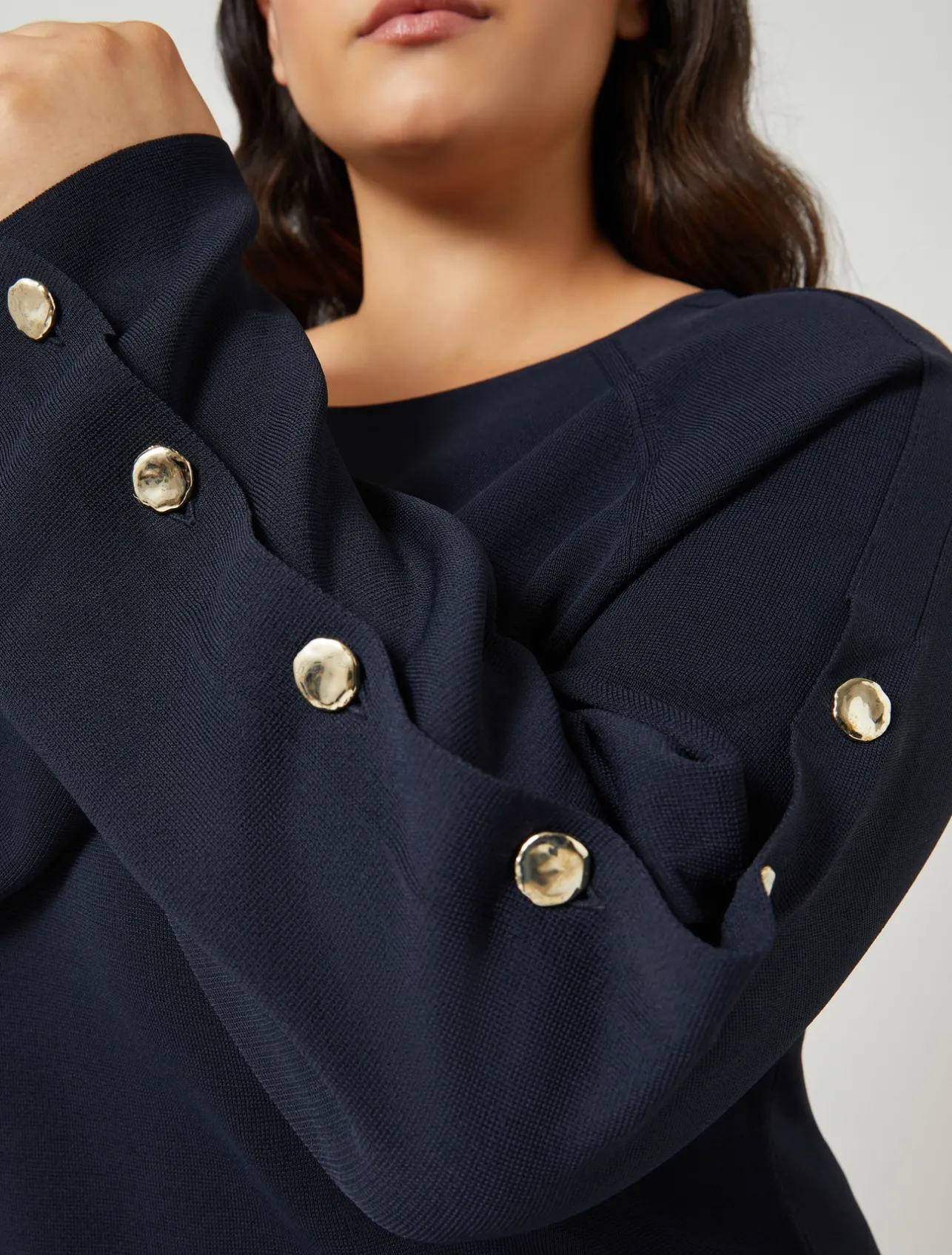 Clearance Marina Rinaldi Viscose jumper MIDNIGHTBLUE