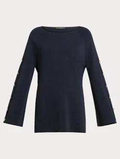 Clearance Marina Rinaldi Viscose jumper MIDNIGHTBLUE