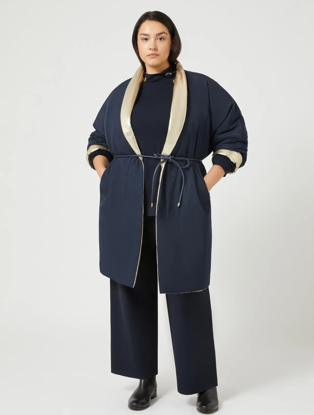 Clearance Marina Rinaldi Viscose jumper MIDNIGHTBLUE