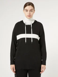 Clearance Marina Rinaldi Viscose sweater BLACK